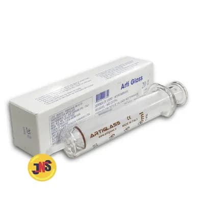 Seringa de Vidro 20ml Bico Liso