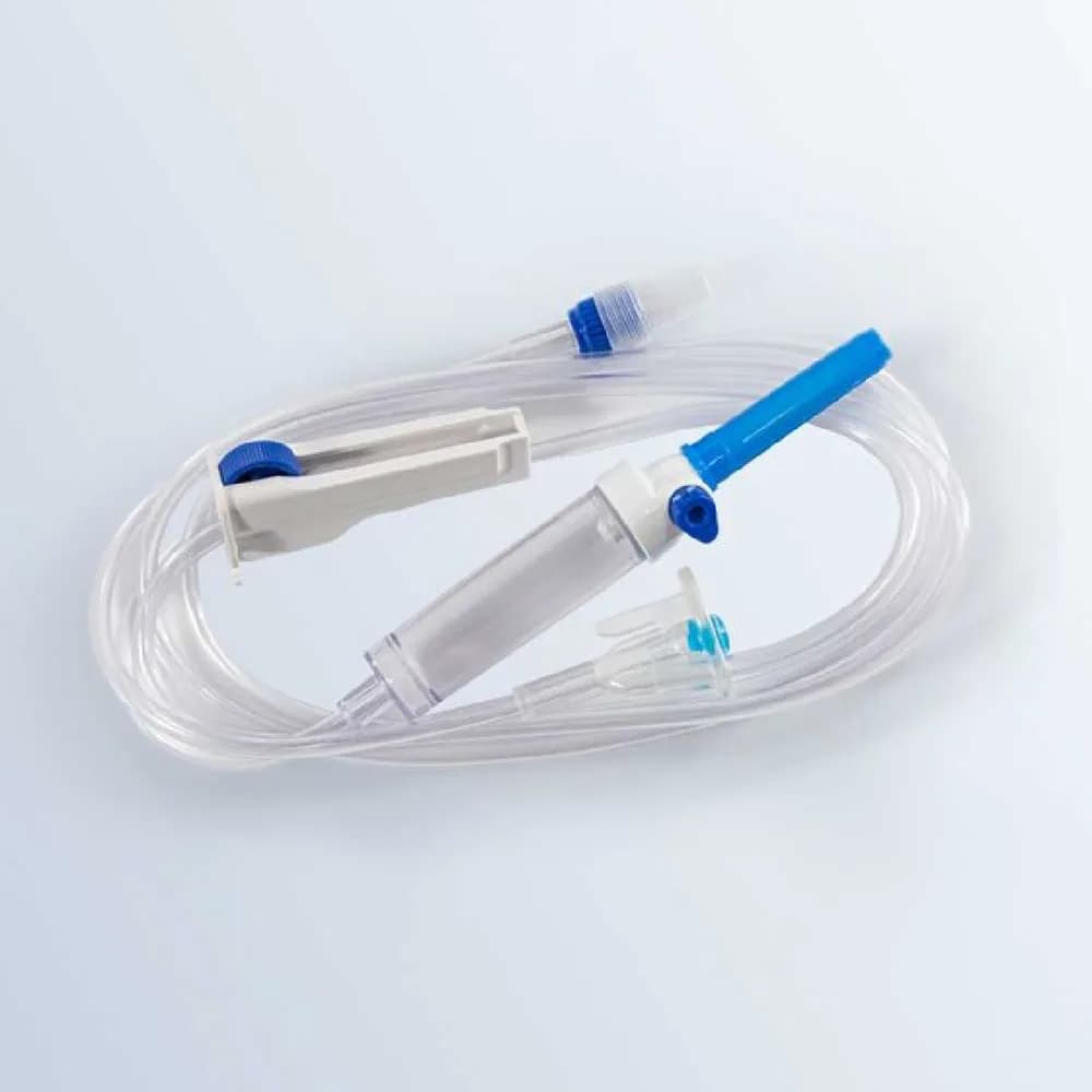 Equipo Macro Gotas com Injetor Lateral Luer Lock
