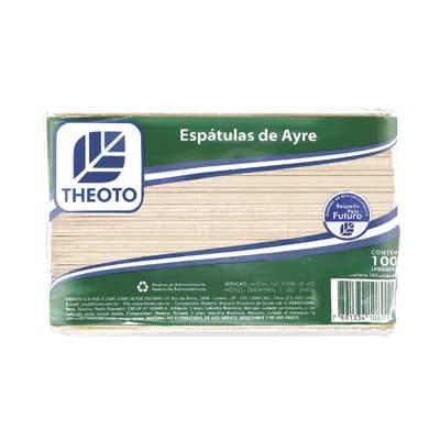 Espátula de Ayre Madeira c/ 100 unidades
