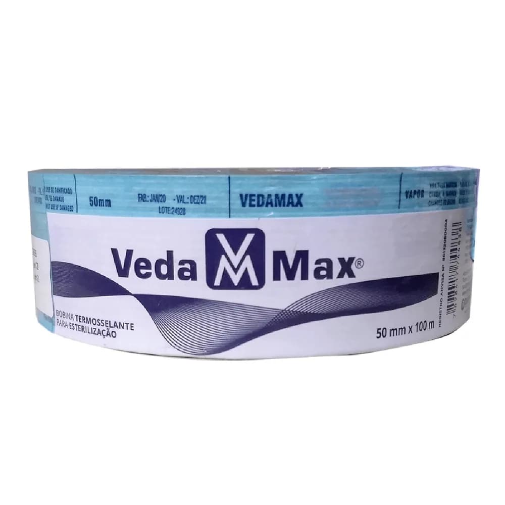 Papel para Esterilização Bobina 50mm x 100m