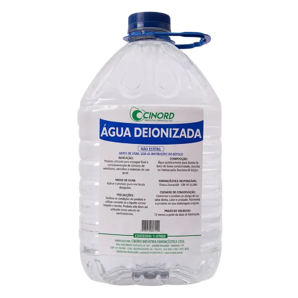 Água Deionizada