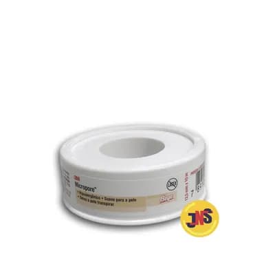 Fita Microporosa Bege 1,2cm x 10m