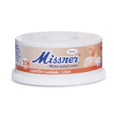 Fita Microporosa Missner Bege 1,2cm x 4,5m