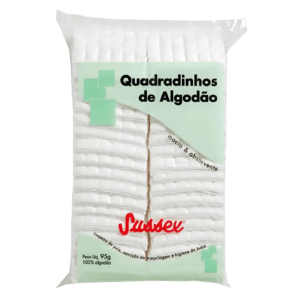 Algodão Quadradinho 95gr Branco