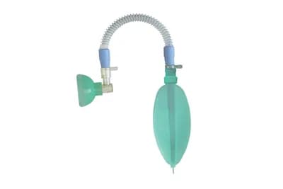 Sistema Baraka Infantil com Balão em Silicone 1 L, Traqueia e Máscara em Silicone N° 2