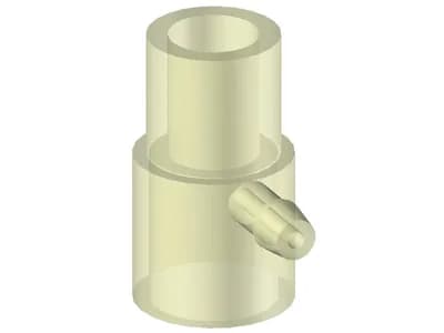 Conector Reto com Entrada Lateral 22 Ext. x 27 Ext. x 22 Int.
