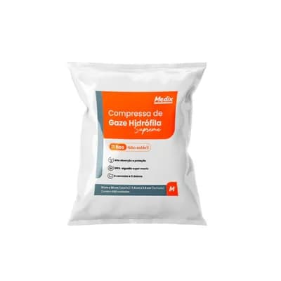 Compressa de Gaze Hidrófila Supreme Não Estéril