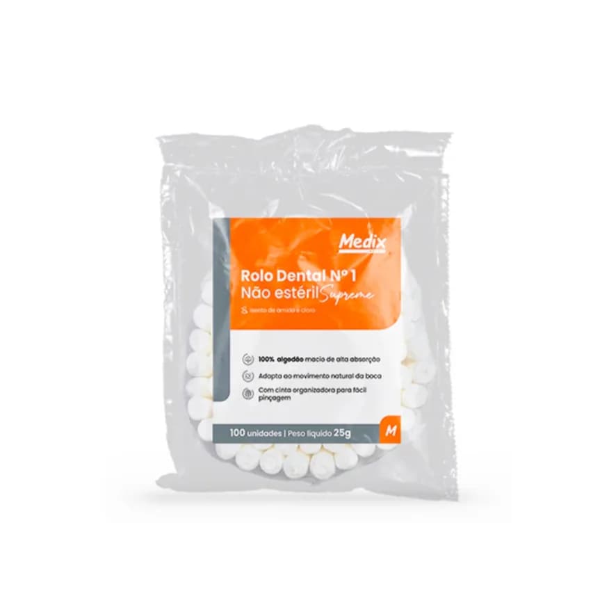 Rolo Dental Não Estéril