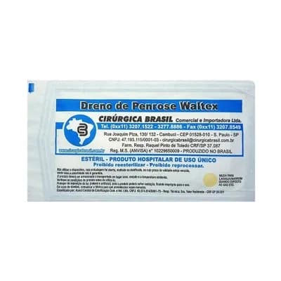 Dreno Passivo Penrose Nº 2 Estéril — Waltex