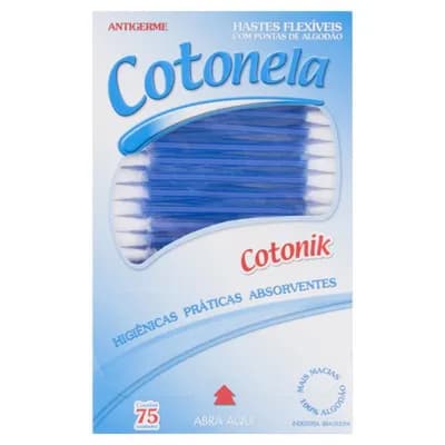 Cotonete com 75 Unidades - Cotonela