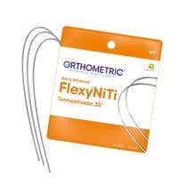 Arco Flexy NiTi Thermal 35° ALX Quadrado - Orthometric