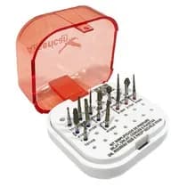 Kit Simplificado para Preparo Inlay, Onlay, Coroas e Facetas Dr Rodrigo Reis e Dra. Michele Vivas - American Burrs