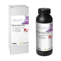 Resina para Impressora 3D Dima Print Cast Ruby 1Kg - Kulzer