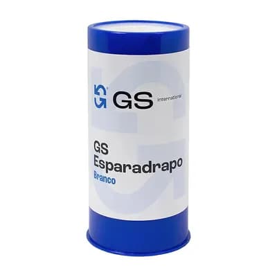 ESPARADRAPO IMPERMEÁVEL BRANCO 100% ALGODÃO 10CMX4,5M GS