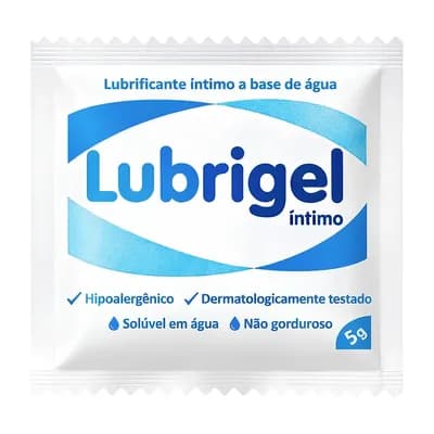GEL LUBRIFICANTE ÍNTIMO À BASE DE ÁGUA 5G 200UN LUBRIGEL CARBOGEL