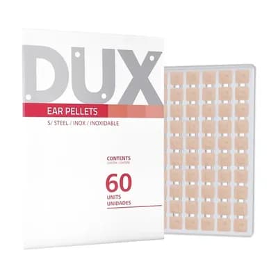 PONTO INOX PARA AURICULOTERAPIA MICROPORE QUADRADO 60UN DUX