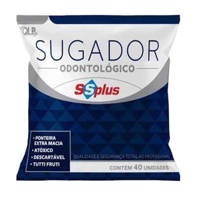 SUGADOR ODONTOLÓGICO C/40 UNIDADES SSPLUS