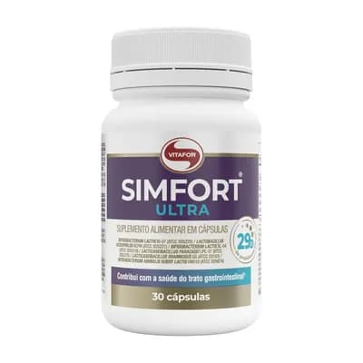 SUPLEMENTO ALIMENTAR PROBIÓTICO GASTROINTESTINAL 30CPS SIMFORT ULTRA VITAFOR
