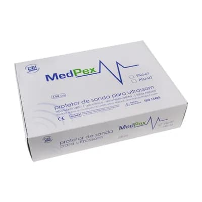 PROTETOR DE SONDA PARA ULTRASSOM NÃO LUBRIFICADO PSU-02 144UN MEDPEX