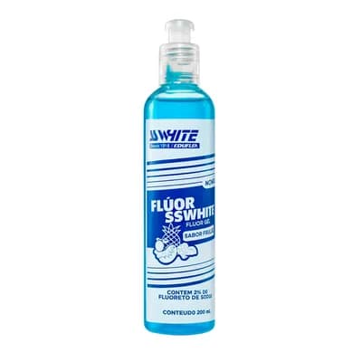 FLÚOR GEL NEUTRO DE SABOR TUTTI-FRUTTI 200ML SSWHITE