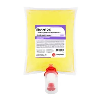 CLOREXIDINA DEGERMANTE LÍQUIDA 2% 1L RIOHEX RIOQUÍMICA