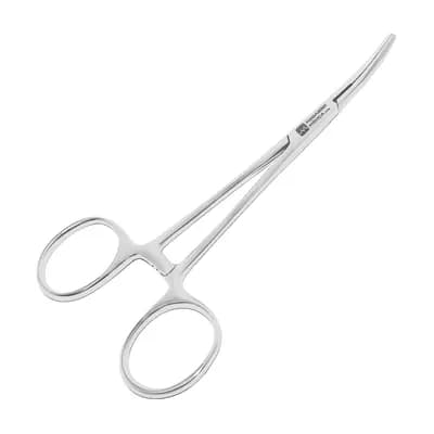 PINÇA KELLY CURVA EM AÇO INOX 14CM