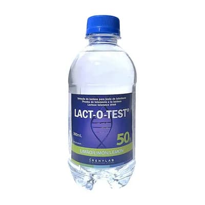 SOLUÇÃO DE LACTOSE LACT-O-TEST SABOR LIMÃO 300ML RENYLAB