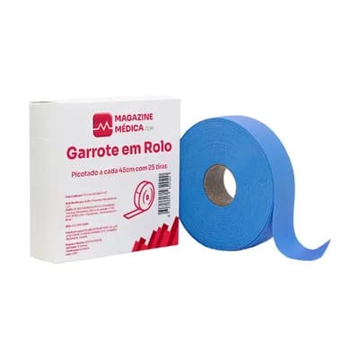 GARROTE EM ROLO SEM LÁTEX 25 TIRAS