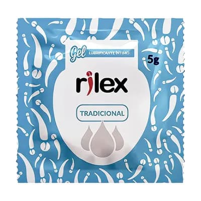 GEL LUBRIFICANTE ÍNTIMO TRADICIONAL 5G C/100UN RILEX