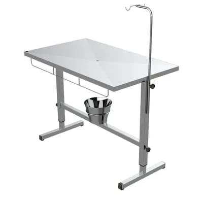 MESA CIRURGIA VETERINARIA AÇO INOX 120X70CM