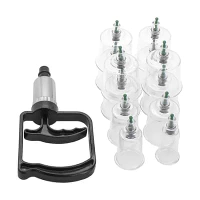 KIT VENTOSA CORPORAL EM ABS COM 12 COPOS ROLOPLASTIC