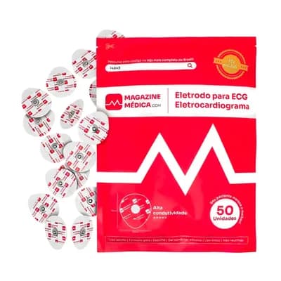 ELETRODO PARA ECG ELETROCARDIOGRAMA C/50UN