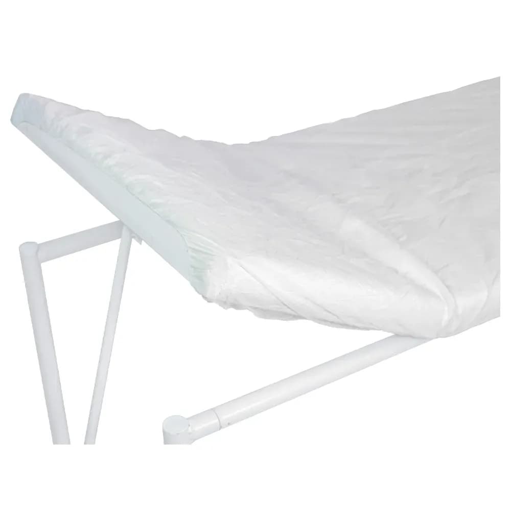 LENÇOL TNT C/ ELÁSTICO BRANCO 30GM 210X90CM C/10UN PROTDESC