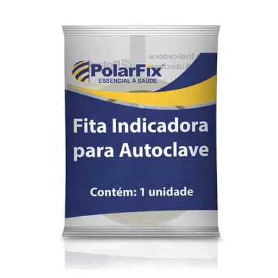 FITA INDICADORA PARA AUTOCLAVE 19MMX30M POLARFIX