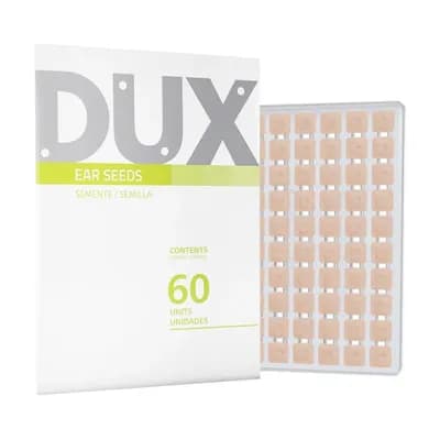 PONTO SEMENTE AURICULOTERAPIA MICROPORE QUADRADO 60UN DUX