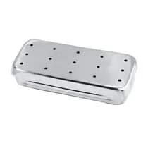 Estojo de Inox Perfurado 12x5x2cm - Golgran