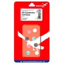 Kit Disco de Lixa Sof-Gloss Acadêmico Sortido + Mandril - American Burrs