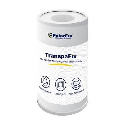 FITA ADESIVA TRANSPARENTE MICROPERFURADA 10CMX4,5M POLARFIX