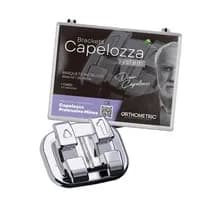 Kit Bráquete Metálico Capelozza Protrusiva Minus 022 1 Caso com Gancho nos Caninos e Pré-Molares - Orthometric