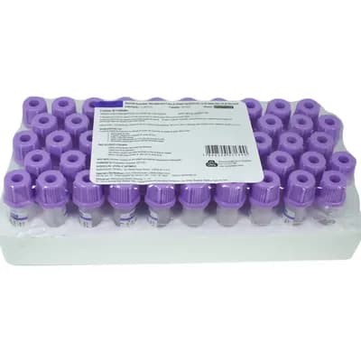 MICROTUBO COLETA SANGUE COM EDTA K2 VOL/05ML 50UN CRALPLAST