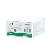 Fio Cirúrgico Nylon Incolor 3-0 Ag Rt Cor 6,0cm - Bioline Fios