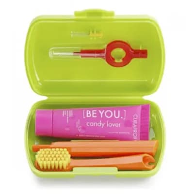 Estojo Curaprox Com Escova CS5460 + Interd + Creme Dental Sortido