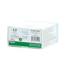 Fio Cirúrgico De Nylon Preto 4-0 Ag 3/8 3,0cm - Bioline Fios