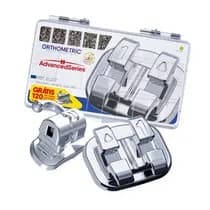 Kit Promocional Bráquete Metálico Advanced Series MBT 0,022 100 Casos + 120 Tubos - Orthometric
