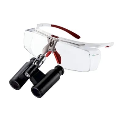 Lupa Cirúrgica Univet Flip-Up Prismática Air-X c/ Aumento de 3,5x
