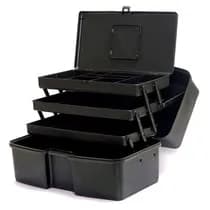 Maleta Premium 3 Bandejas Preta - Polymer