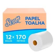 Papel Toalha Folha Simples Rolo - Scott®