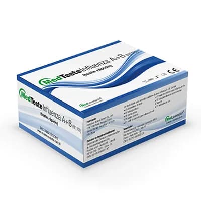 MED TESTE INFLUENZA A+B H1N1 TESTE RÁPIDO C/25