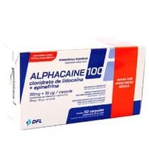 Anestésico Alphacaine 2% 1:100.000 - DFL