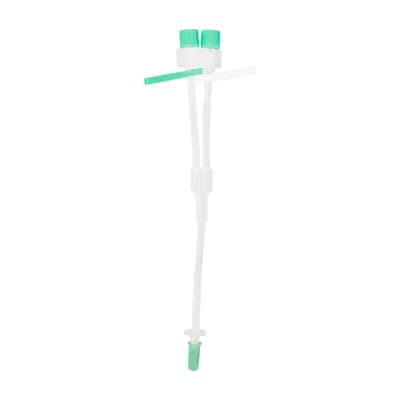 EQUIPO MULTIVIAS COM CLAMP 2 VIAS LUER SLIP 18CM TKL